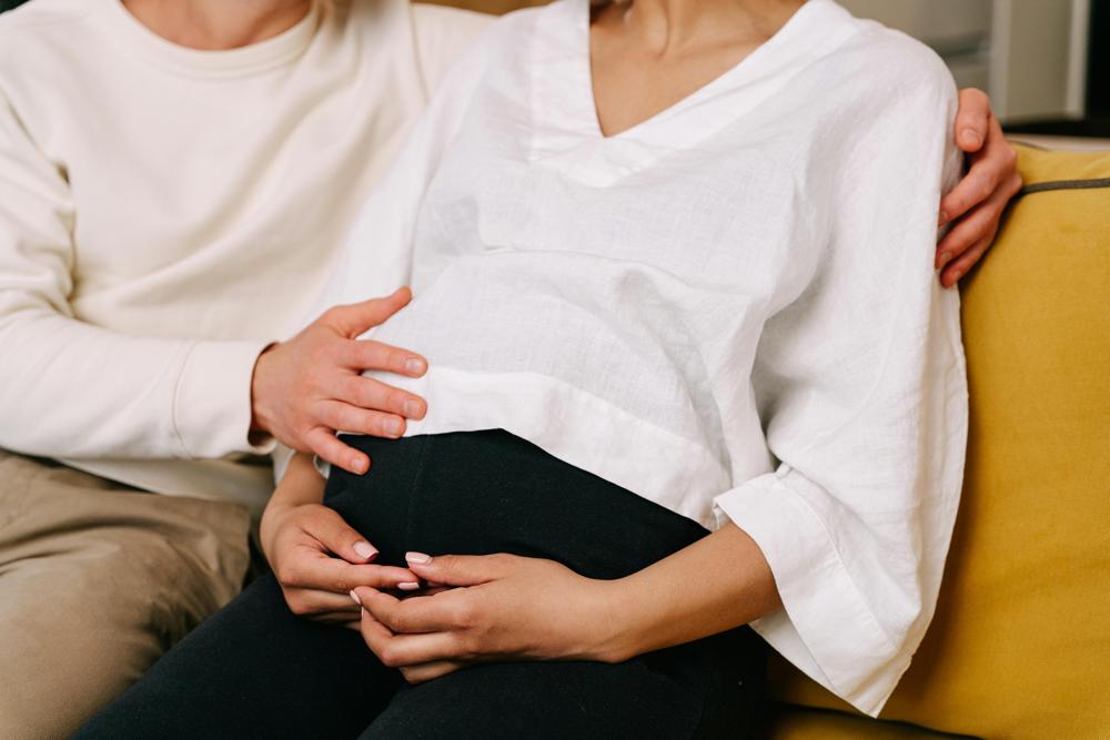 Pregnant belly